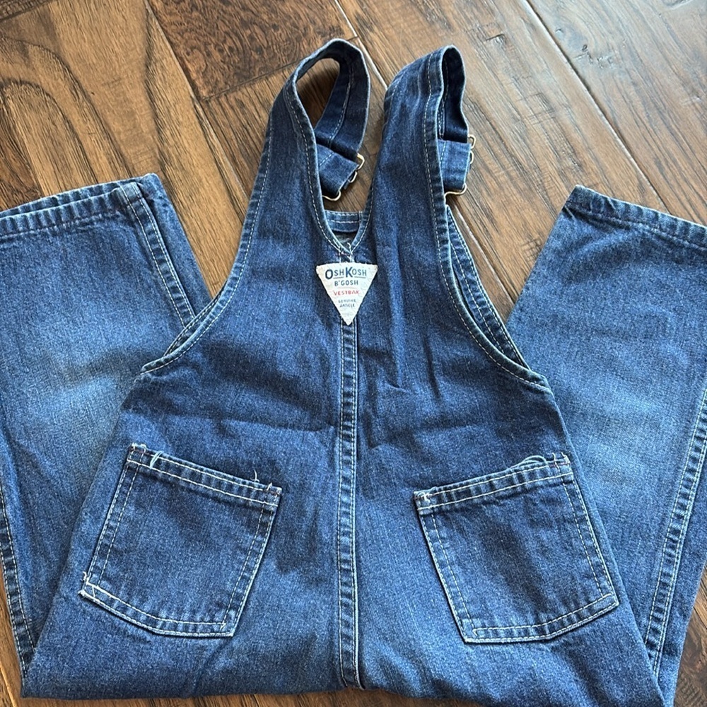 Vintage OshKosh Vestbak Jean Overalls 3T - Picture 3 of 5